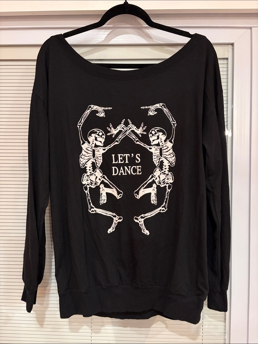 Lufeng Halloween Skeleton Long Sleeve Top Size Large